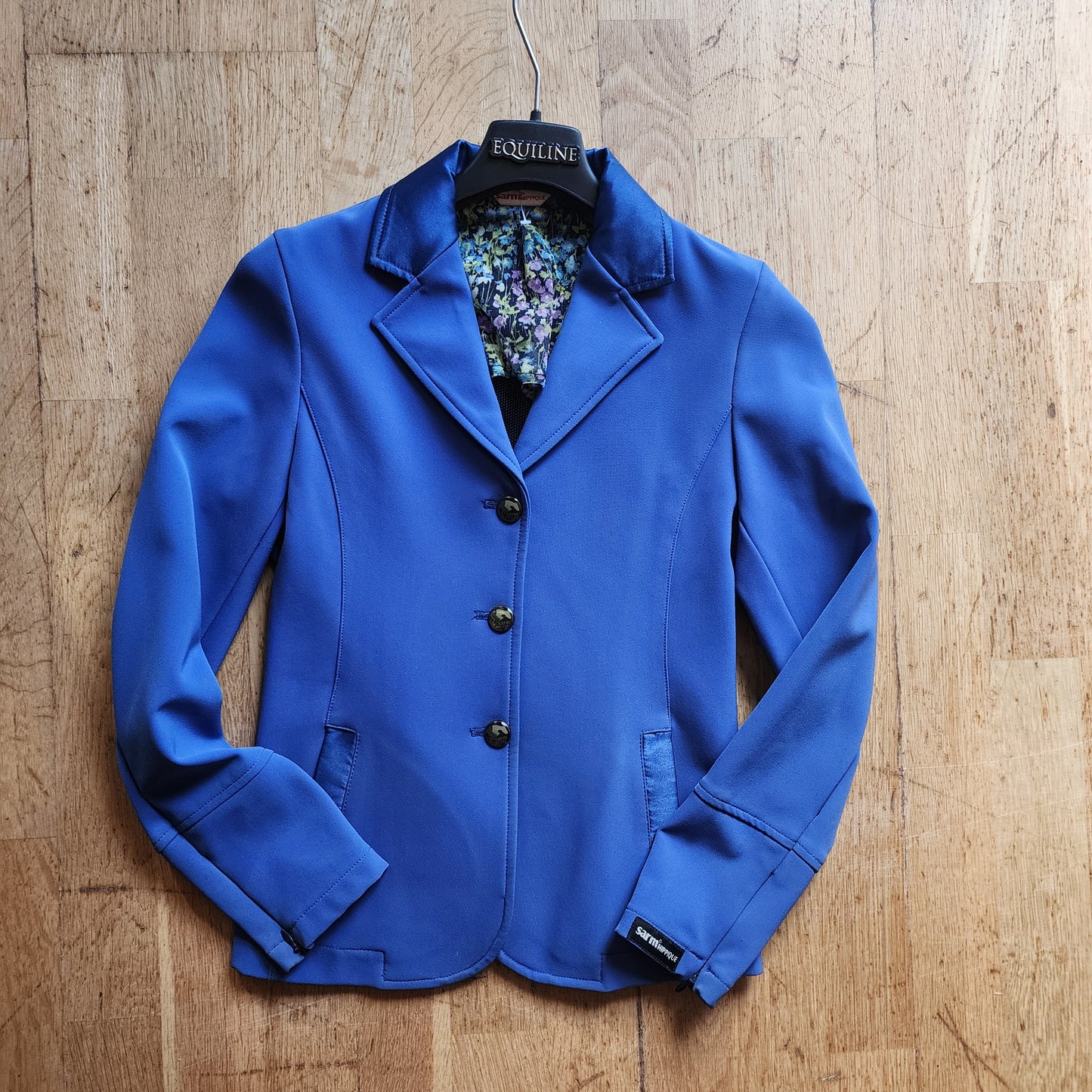 Sarm Hippique blue Show Jacket (girls size 10)