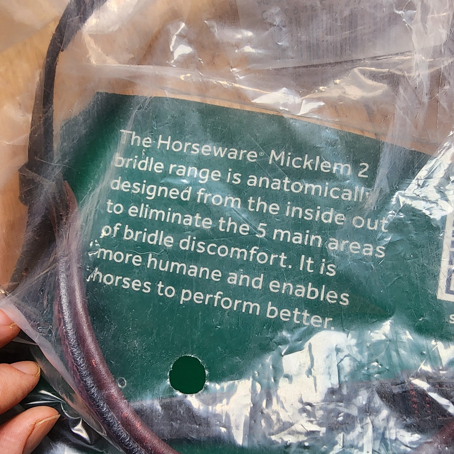 Horseware Micklem 2 competition bridle, brown, pony size