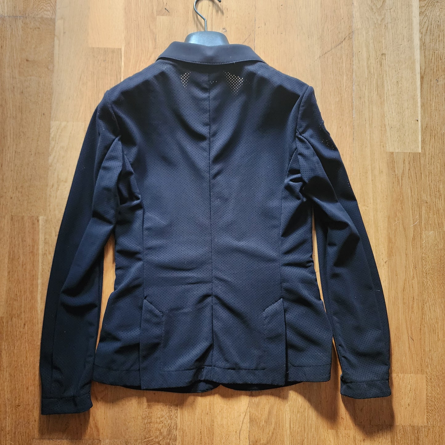 Cavalleria Toscana black Perforated (mesh) show jacket, ladies 6 to 8