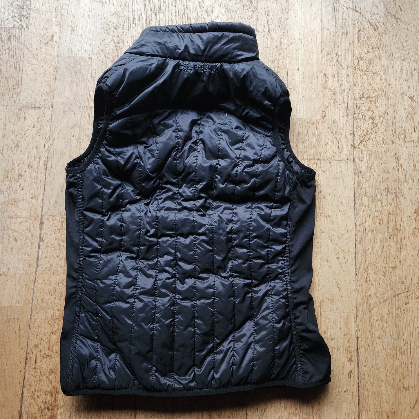 Dublin lightweight puffer vest, black, ladies 6 to 10, pre-loved