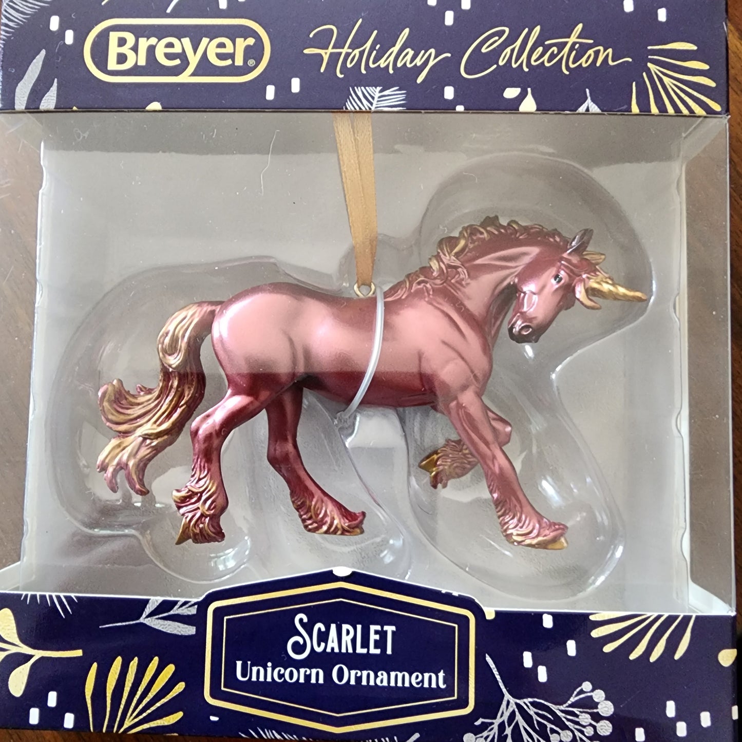 Breyer stable mates Scarlet unicorn ornament