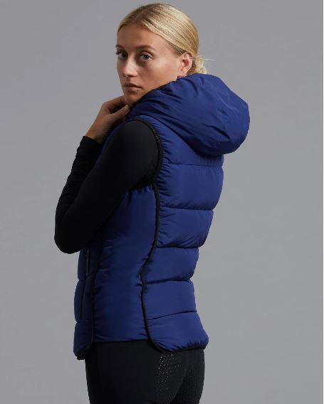 Premier Equine Pavoni Ladies Quilted Gilet (Navy)