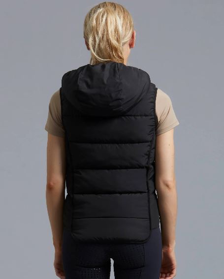 Premier Equine Pavoni Ladies Quilted Gilet (Black)