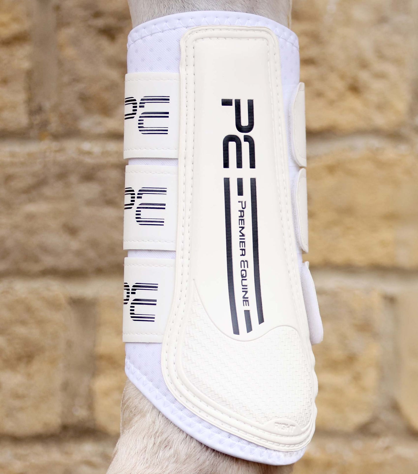 Description:Air velox single locking brushing boots_Colour:White_Position:5