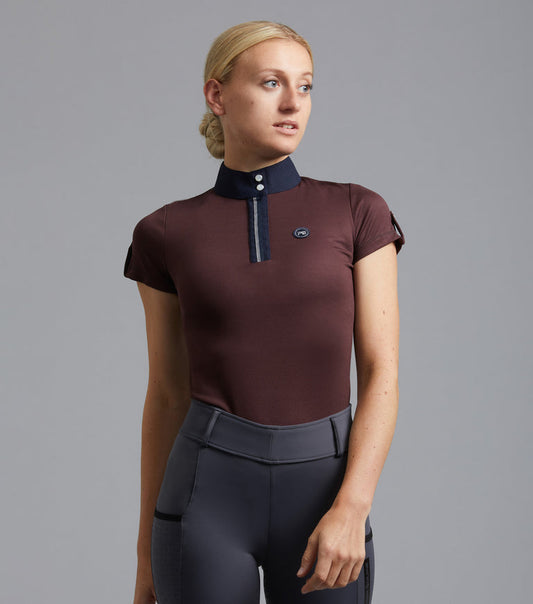 Premier Equine Amia Ladies Technical Short Sleeved Riding Top