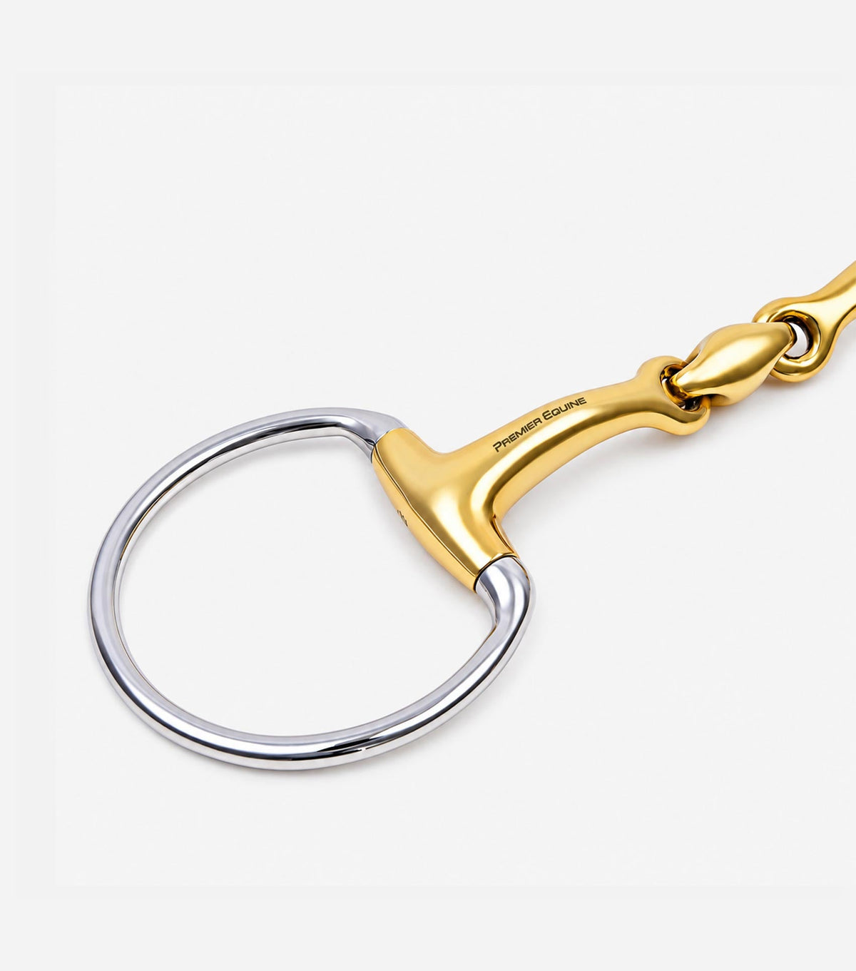 Premier Equine Aurion Eggbutt Ring Double Jointed with Lozenge
