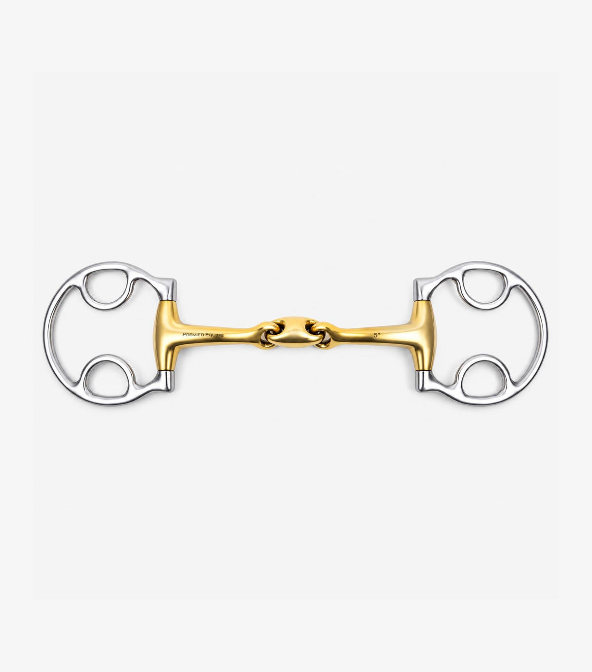 Premier Equine Aurion Fixed Ring Bevel Double Jointed with Lozenge