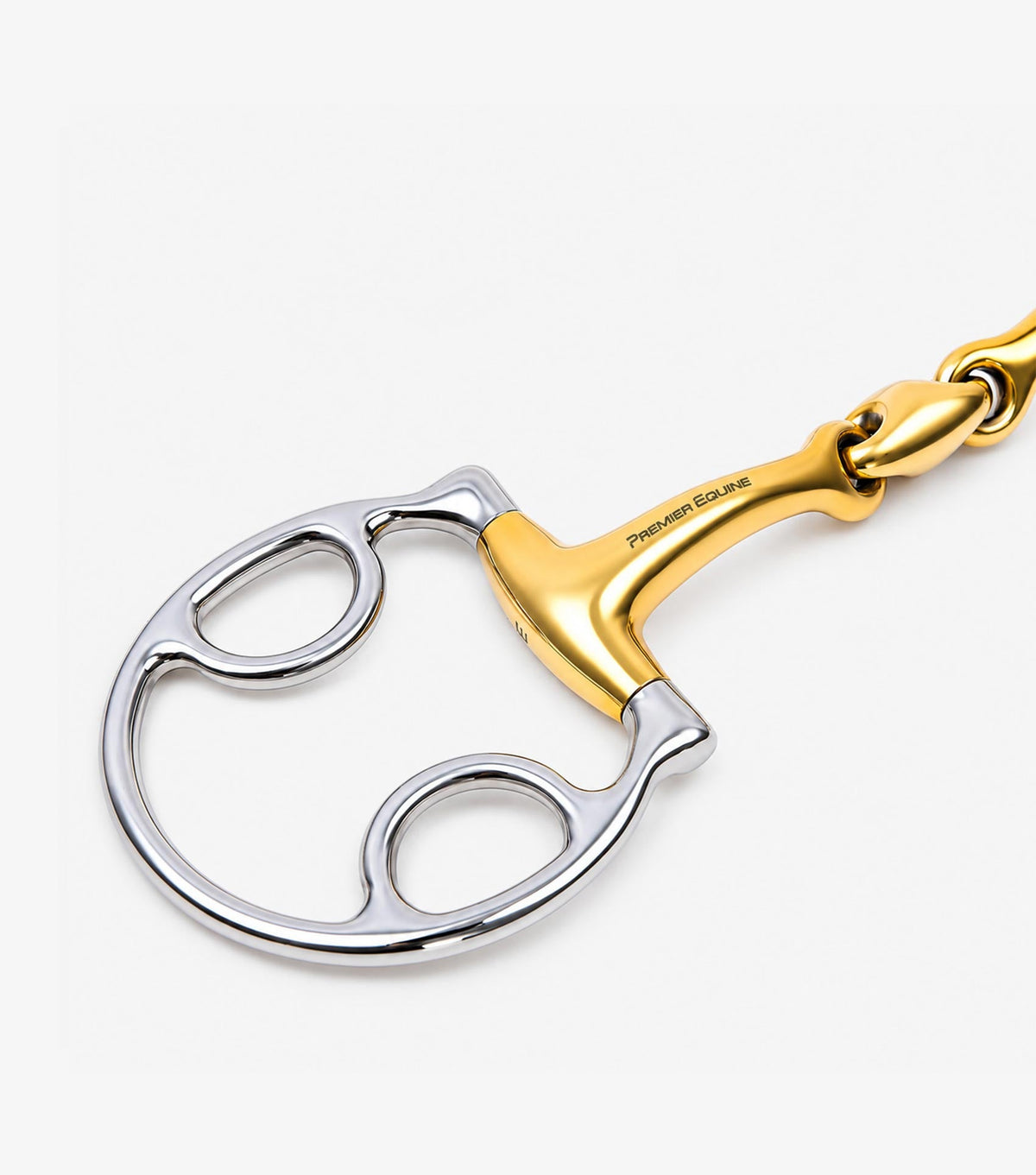 Premier Equine Aurion Fixed Ring Bevel Double Jointed with Lozenge