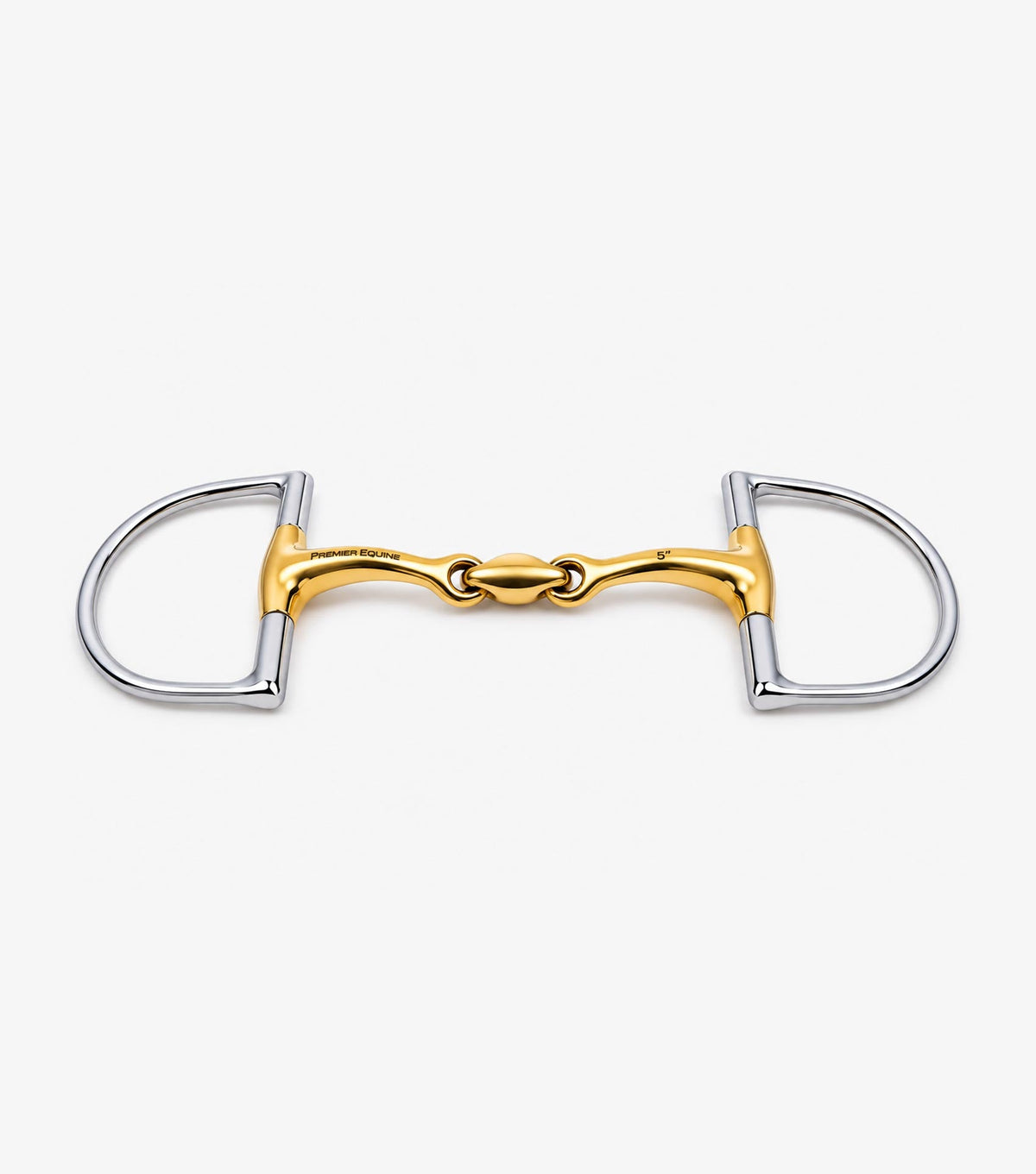 Premier Equine Aurion Hunter D-Ring Double Jointed with Lozenge
