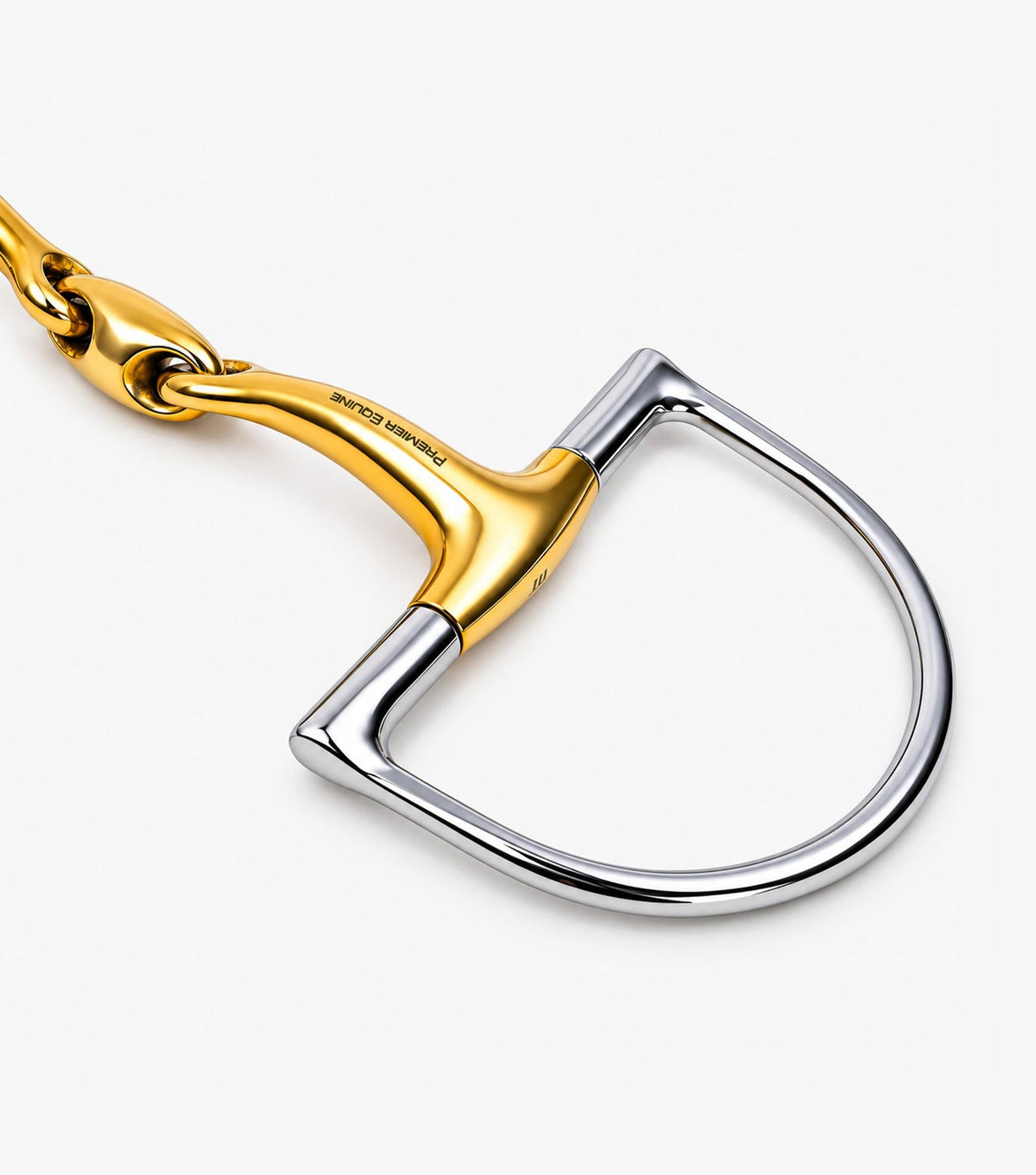 Premier Equine Aurion Hunter D-Ring Double Jointed with Lozenge