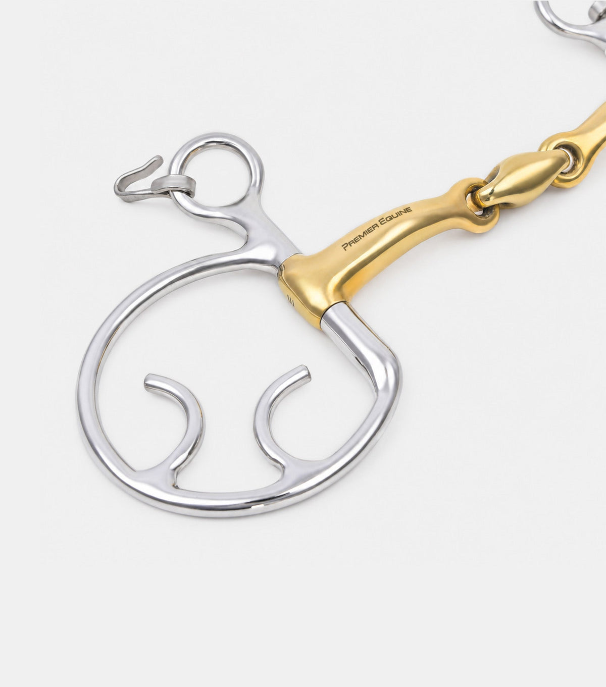 Premier Equine Aurion Kimblewick Double Jointed with Lozenge