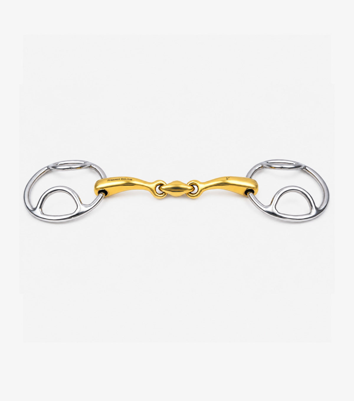 Premier Equine Aurion Loose Ring Bevel Double Jointed with Lozenge