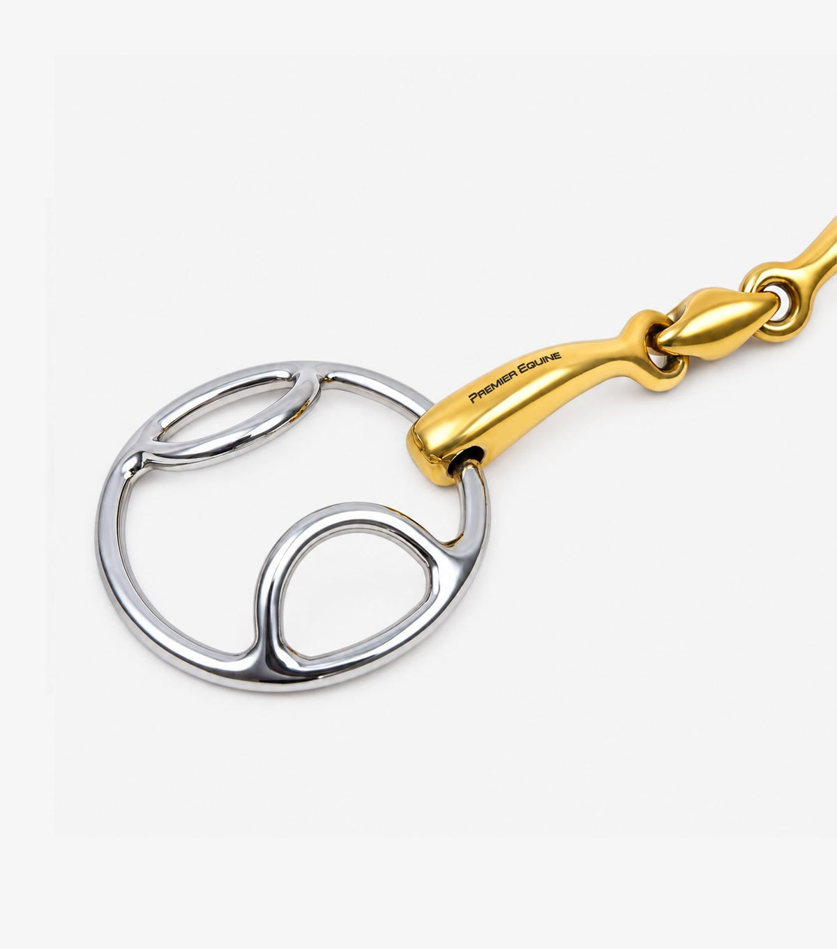 Premier Equine Aurion Loose Ring Bevel Double Jointed with Lozenge