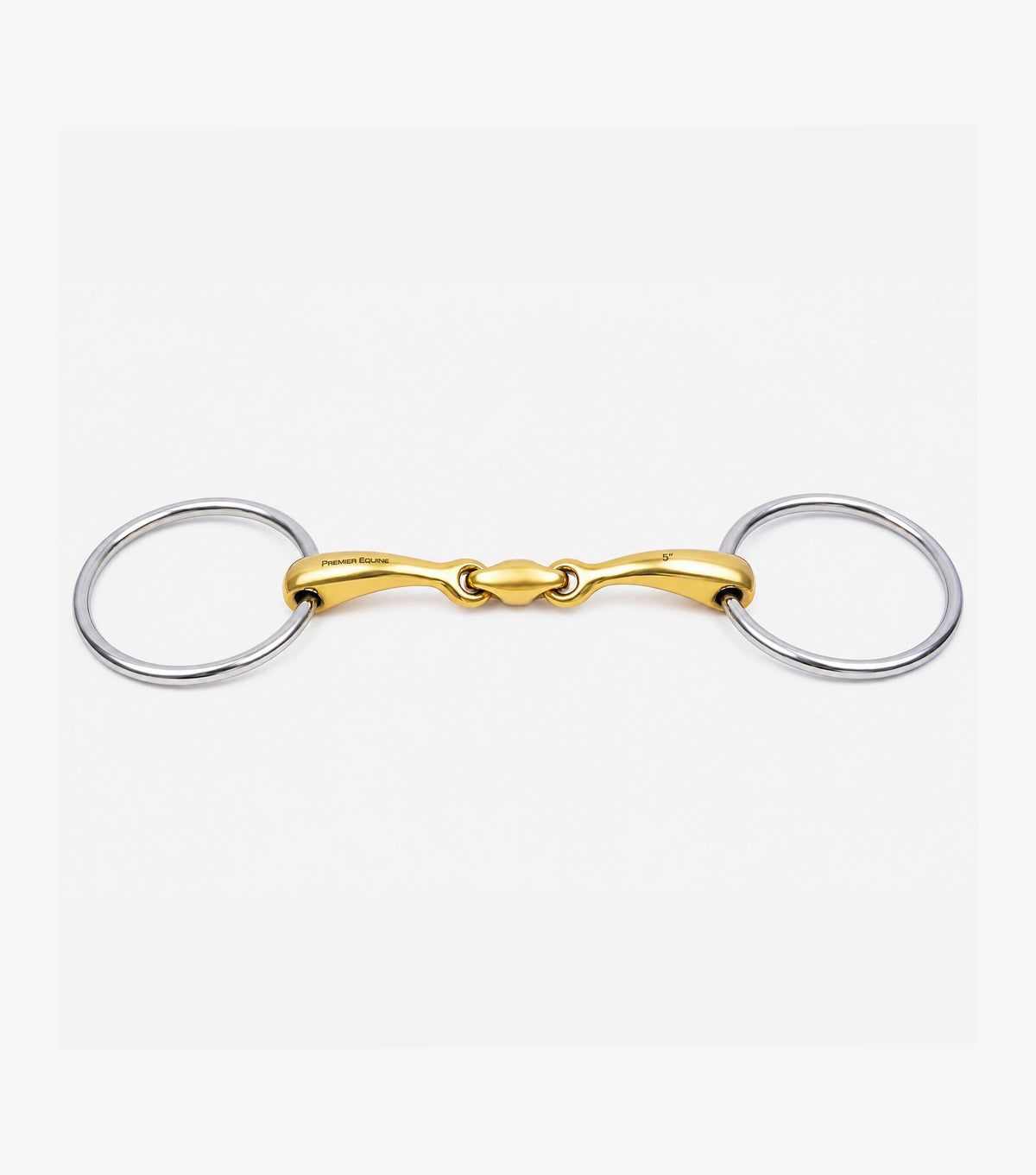 Premier Equine Aurion Loose Ring Double Jointed with Lozenge