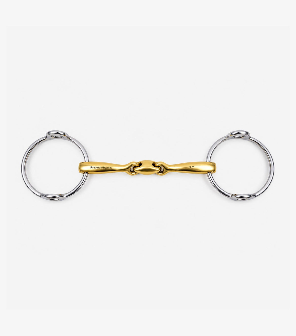 Premier Equine Aurion Loose Ring Gag Double Jointed with Lozenge