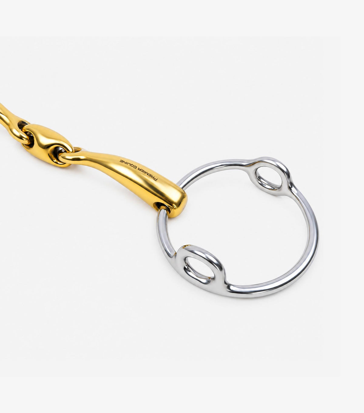Premier Equine Aurion Loose Ring Gag Double Jointed with Lozenge