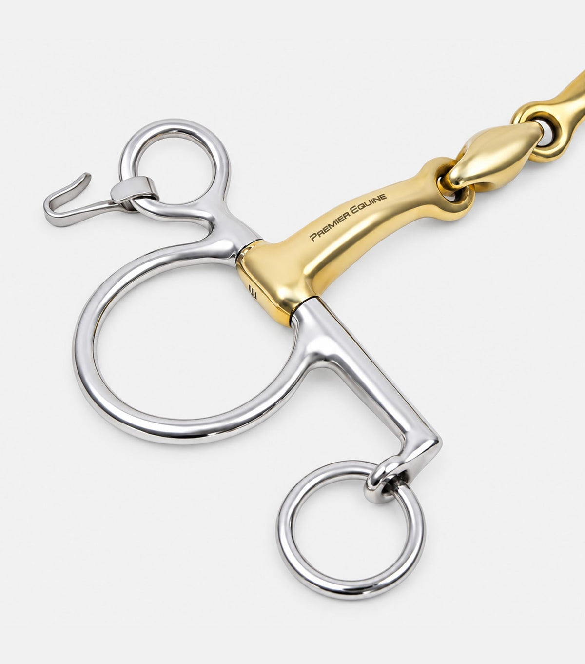 Premier Equine Aurion Pelham Short Curb Double Jointed with Lozenge
