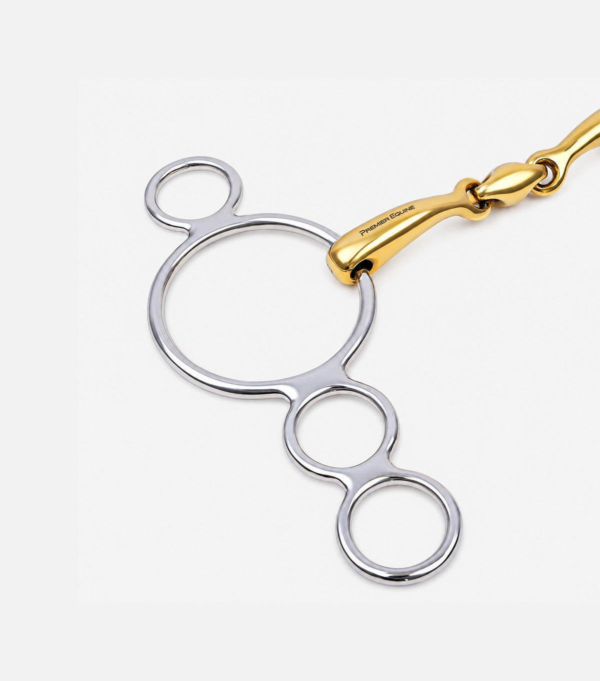 Premier Equine Aurion Three Ring Elevator Double Jointed with Lozenge