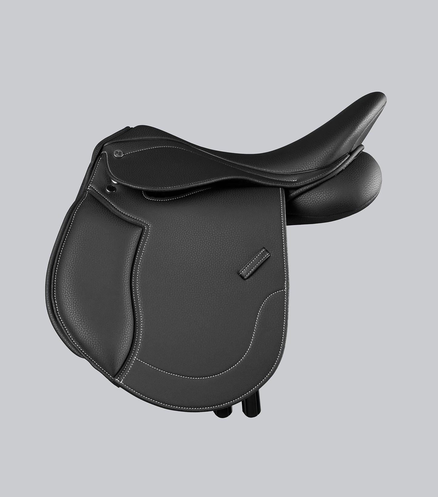 Description:Biarritz Syntethic Pony GP Saddle_Colour:Black_Position:3