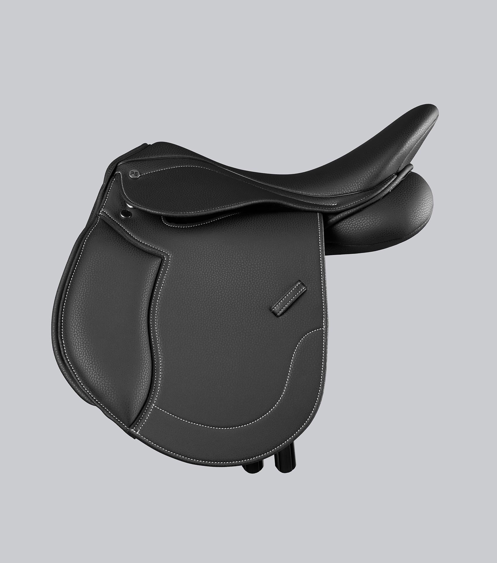 Description:Biarritz Syntethic Pony GP Saddle_Colour:Black_Position:3