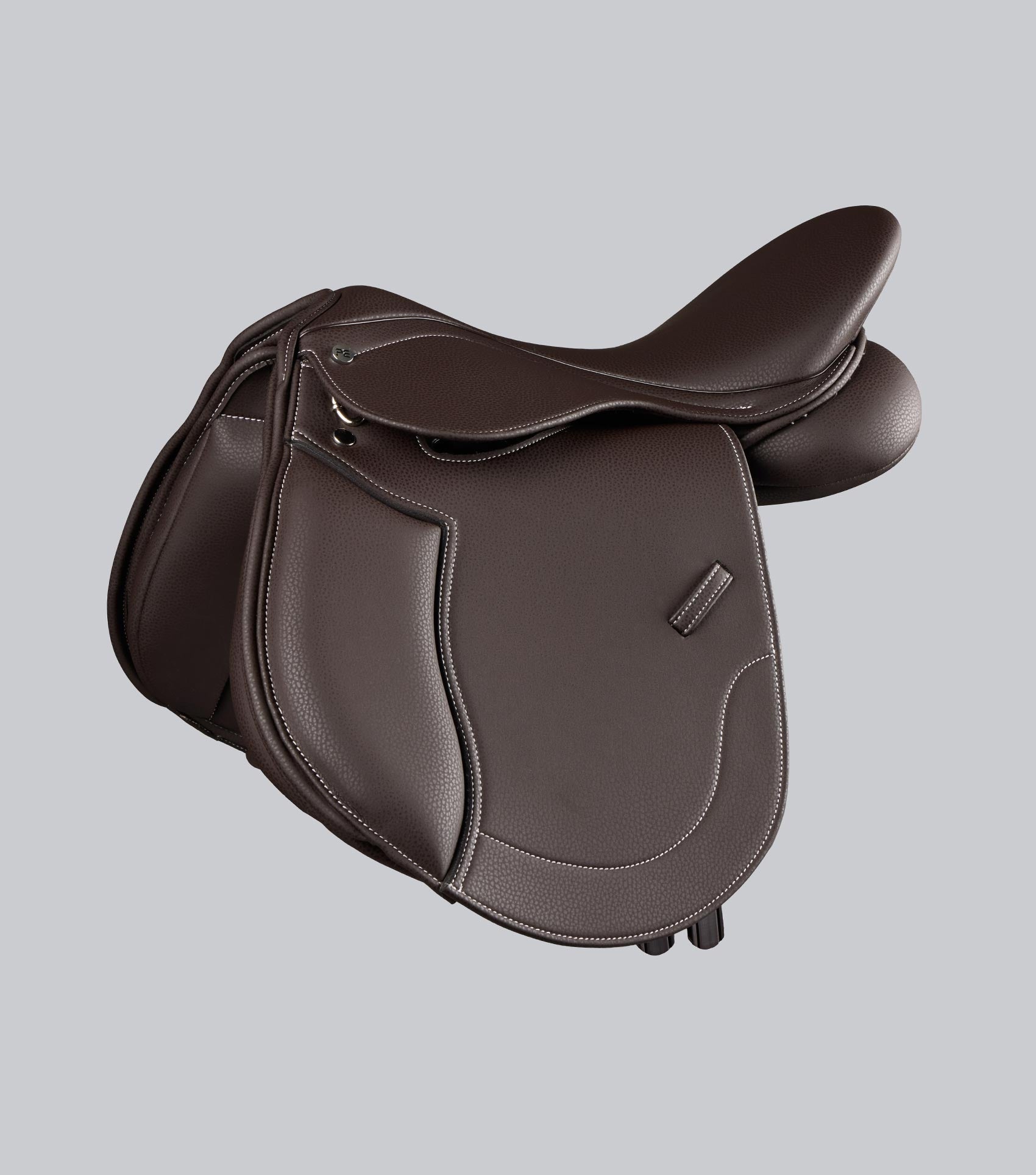 Premier Equine Biarritz Synthetic Pony GP/Jump Saddle Dark Havana ...