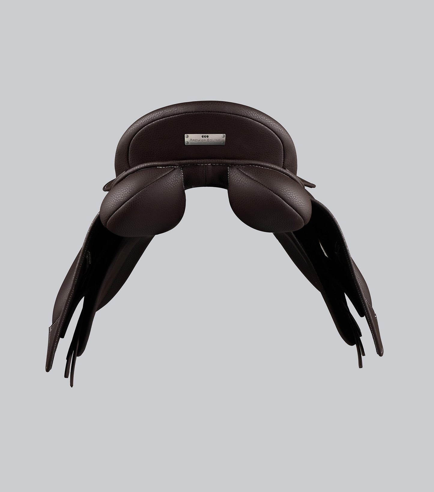Description:Biarritz Syntethic Pony GP Saddle_Colour:dark havana_Position:5