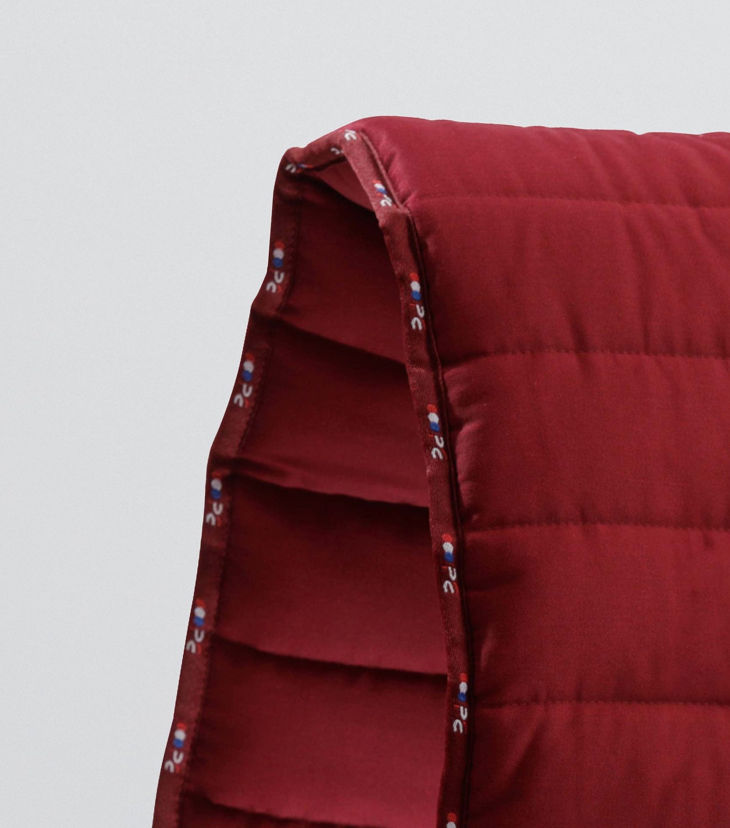 Description:Buster Reversible Saddle Pad_Colour:Burgundy_Position:3