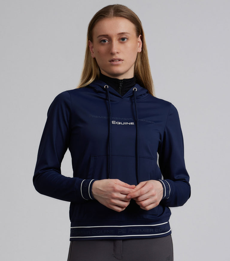 Premier Equine Cadenza Technical Riding Hoodie (San Marino Blue)