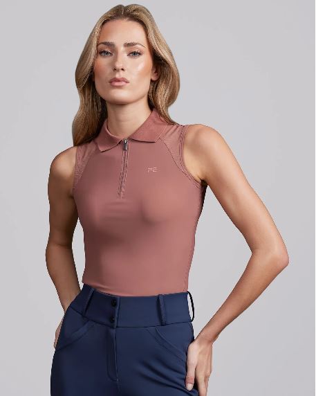 Premier Equine Prospero Sleeveless Polo Top