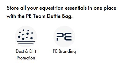 Premier Equine Duffle Bag Navy