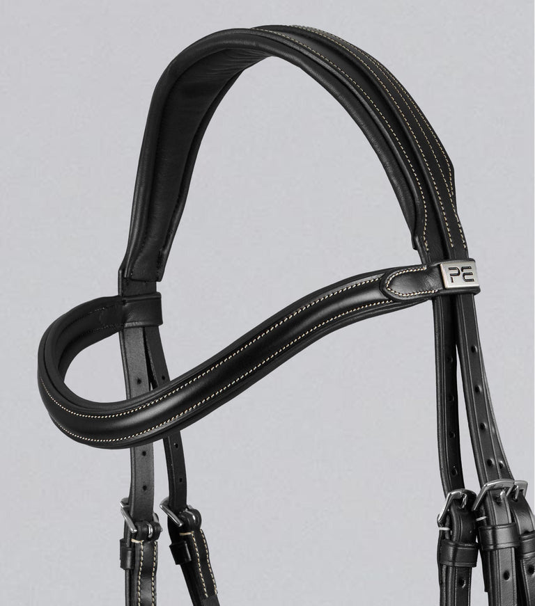 Premier Equine Cassano Snaffle Bridle (Brown)