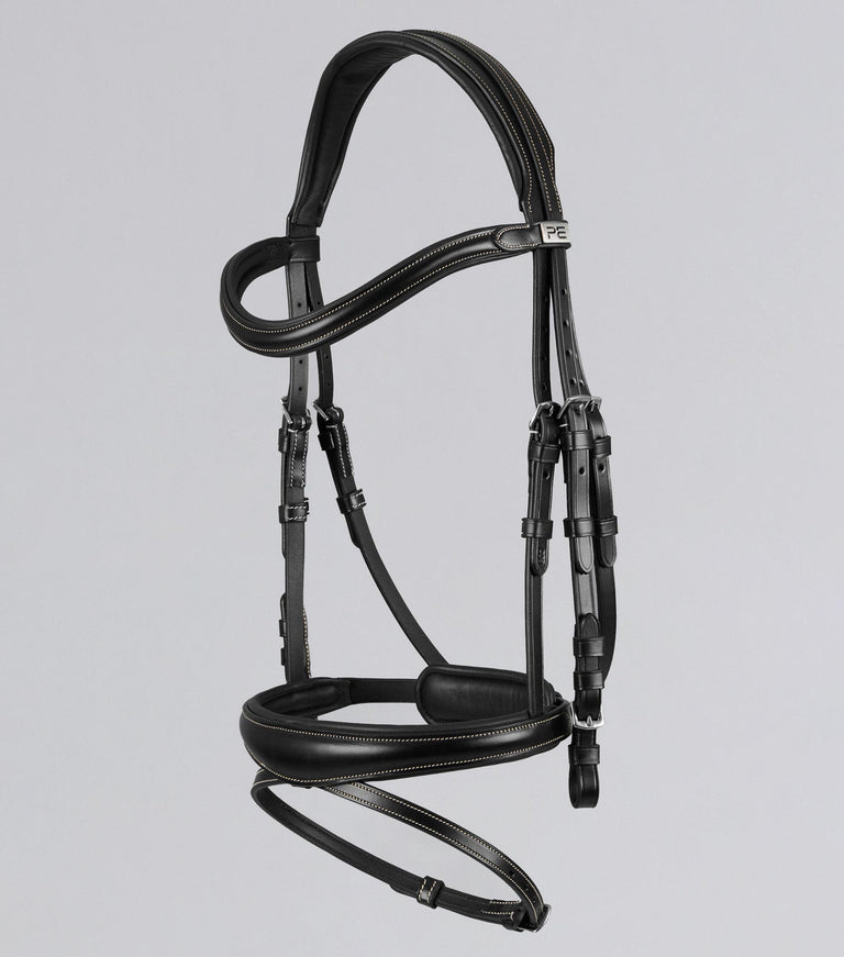 Premier Equine Cassano Snaffle Bridle (Brown)