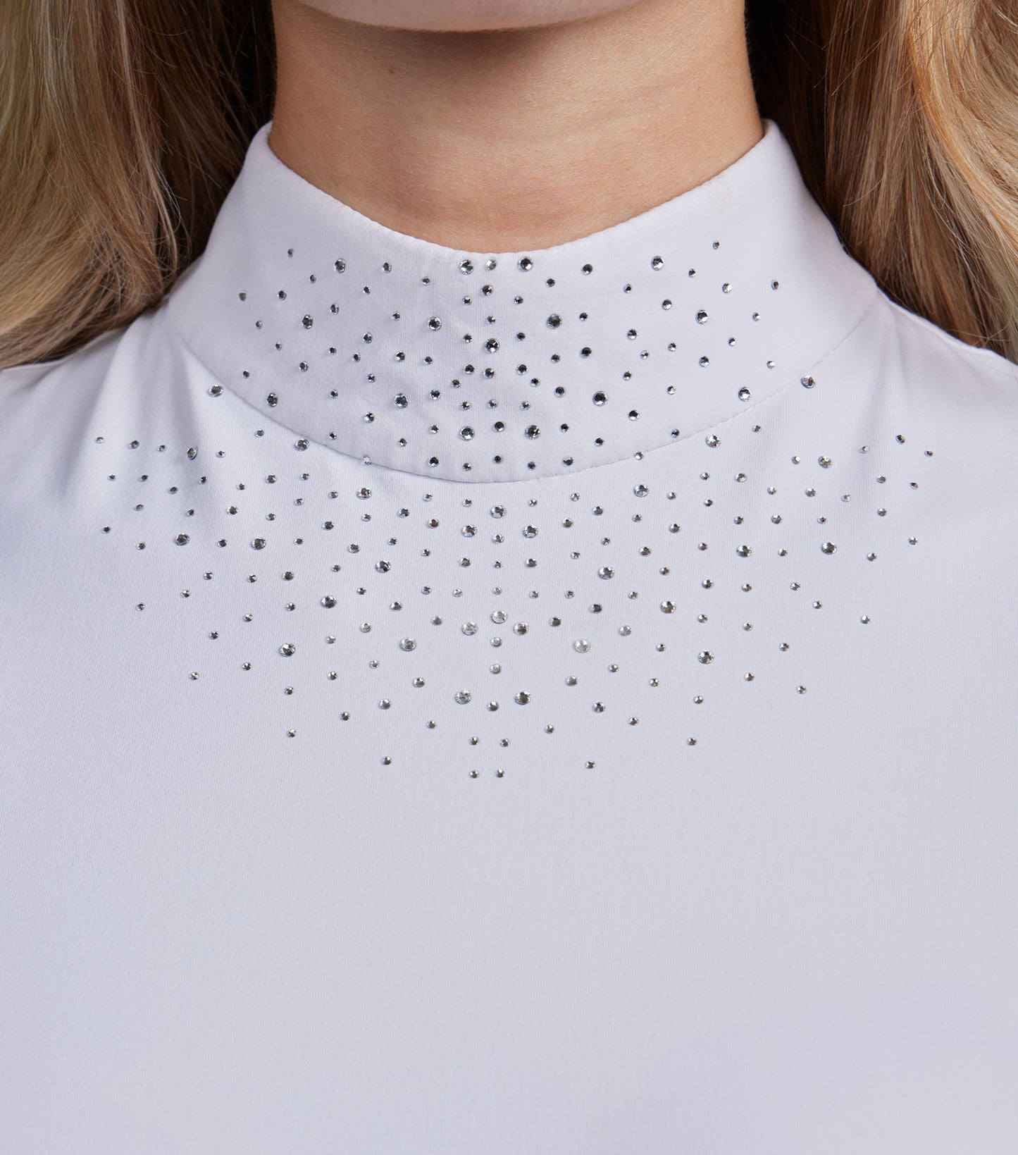 Description:Cristalli-womens-short-sleeve-comp-shirt-white-Colour:Black_Position:3
