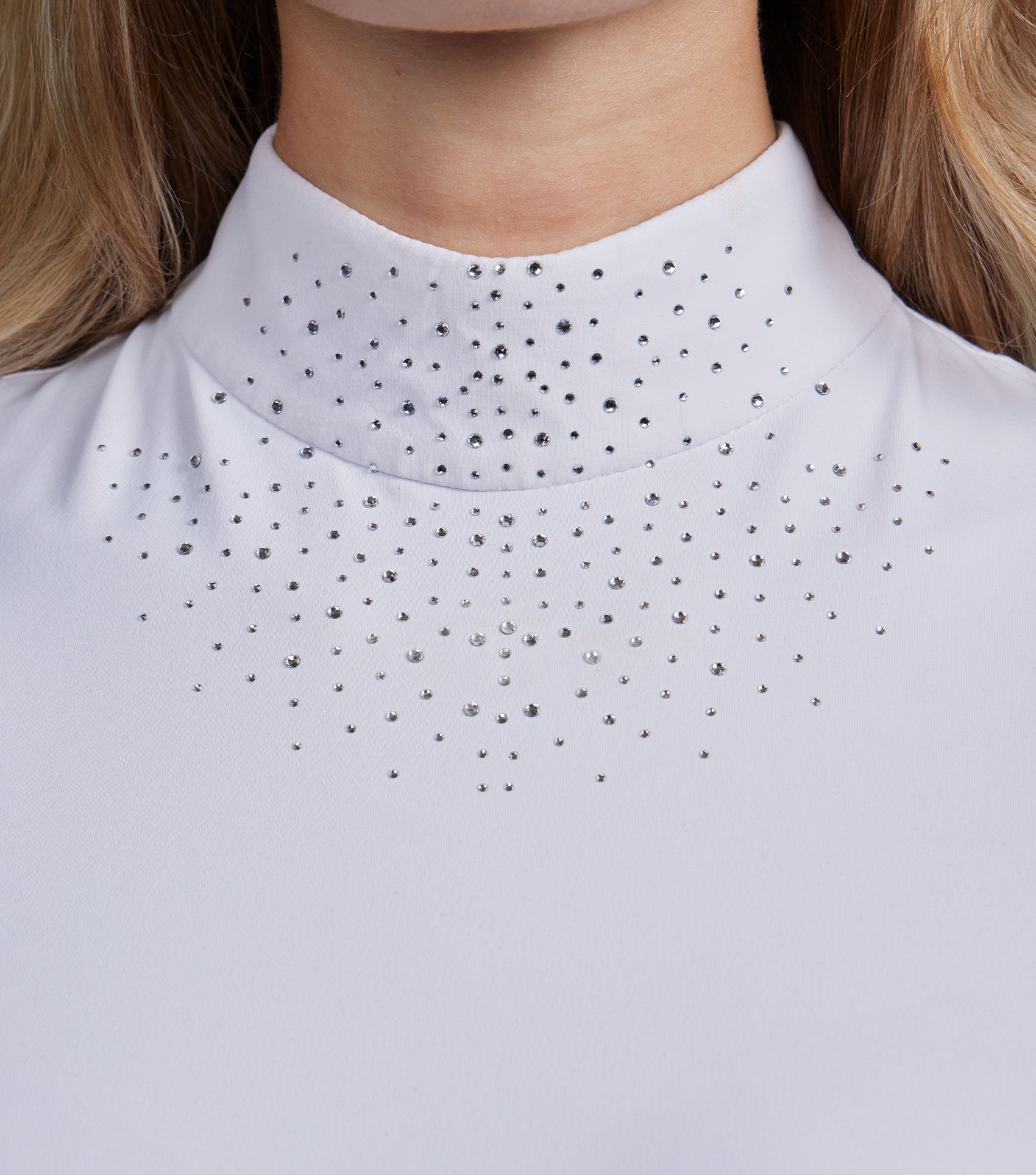 Description:Cristalli-womens-short-sleeve-comp-shirt-white-Colour:Black_Position:3