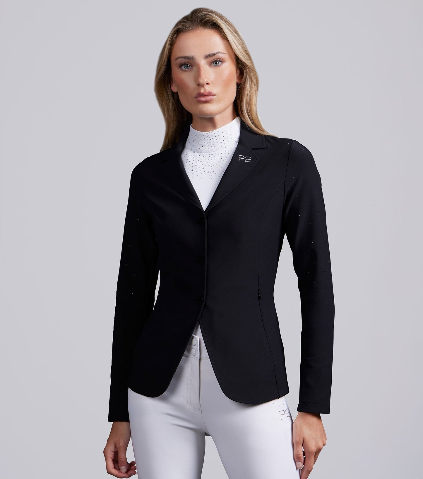 Description:Cristalli-womens-show-jacket-black_Colour:Black_Position:1