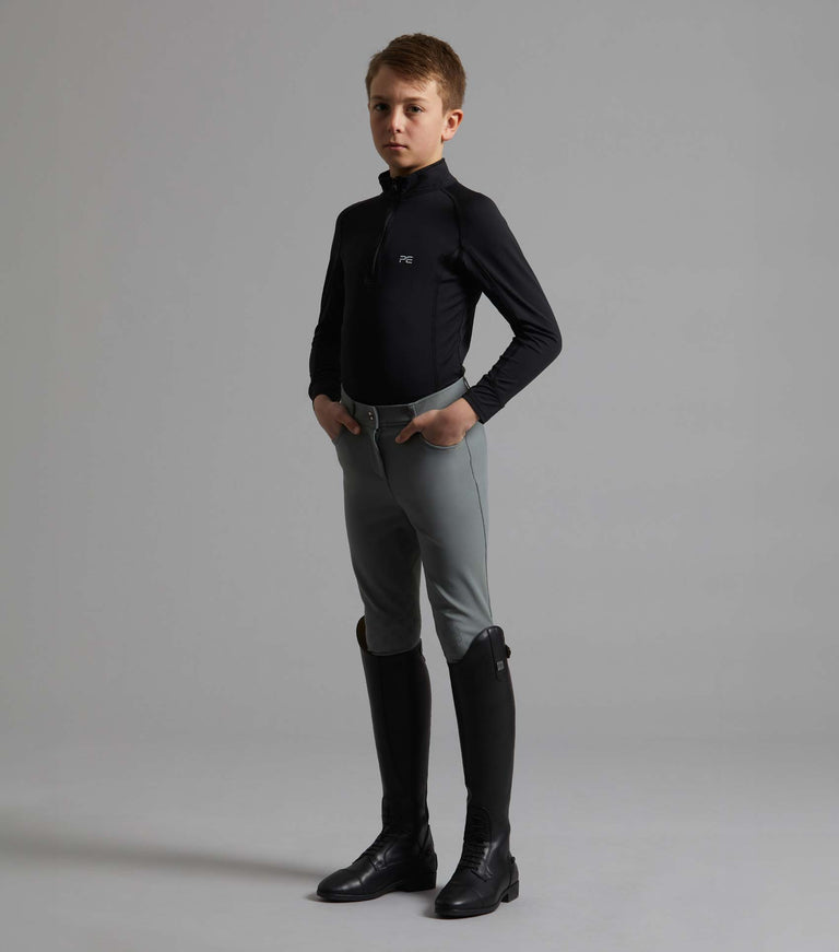Premier Equine Derby Boy's Riding Breeches (grey)