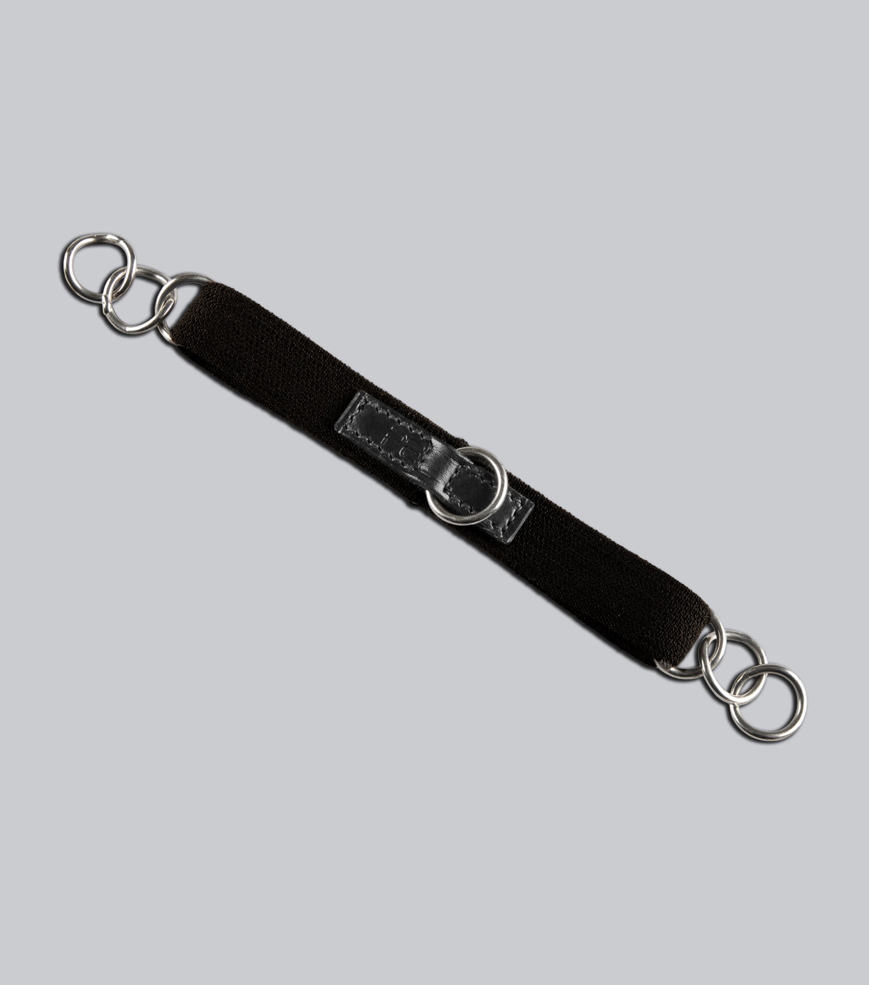 Decription:Elastic Curb Strap_Colour:Black_Position:1