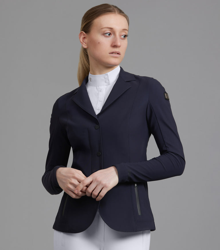 Premier Equine Evinco Ladies Competition Jacket (Navy)