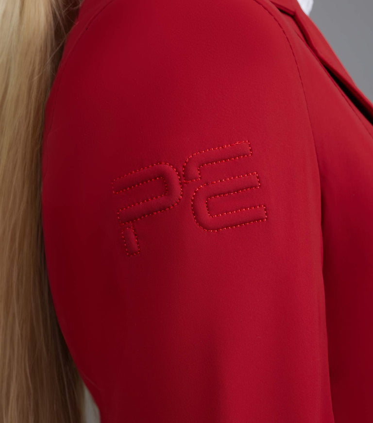 Premier Equine Evinco Ladies Competition Jacket (Red)