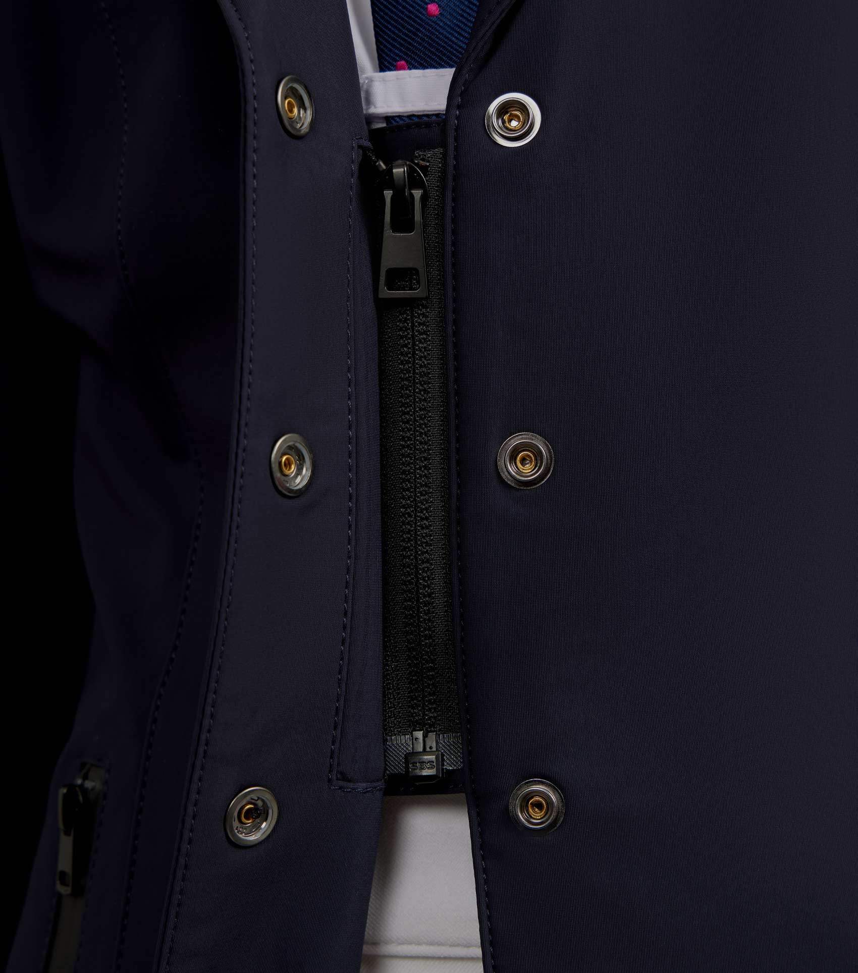 Description: Evinco Junior Competition Jacket_Colour:French Navy_Position:4