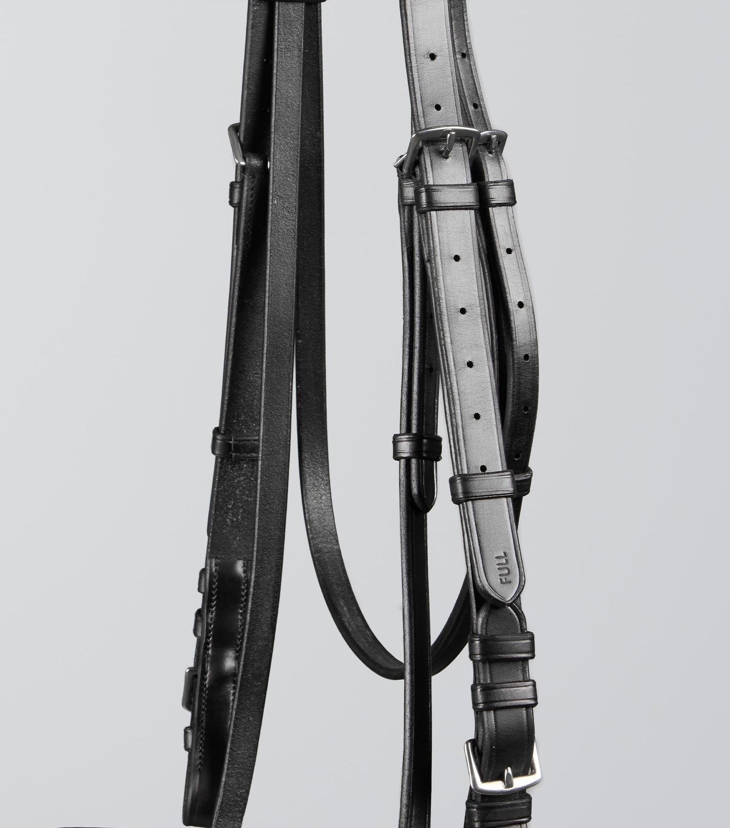 Description:Exercise Racing Bridle with Plain Cavesson Noseband_Colour:Black_Position:4