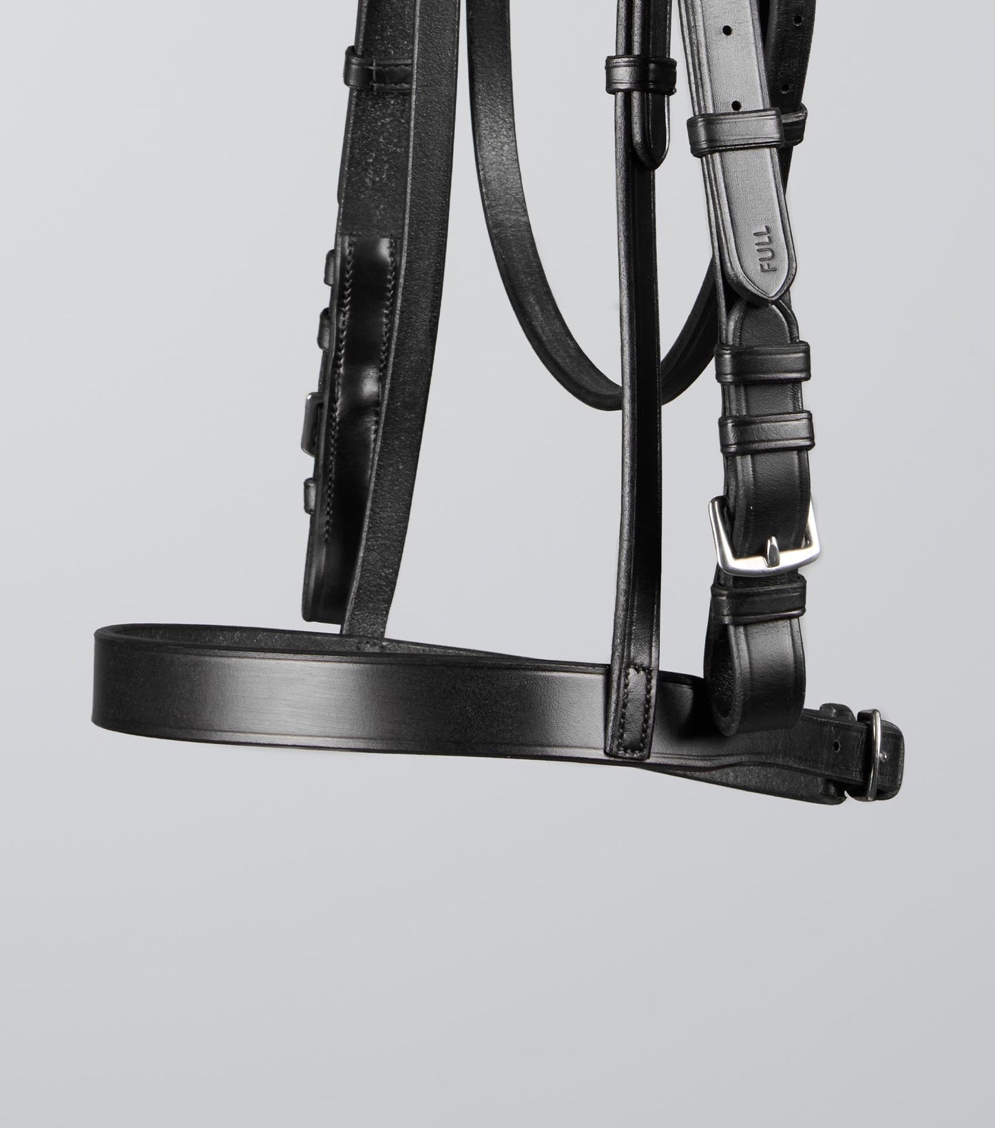 Description:Exercise Racing Bridle with Plain Cavesson Noseband_Colour:Black_Position:5