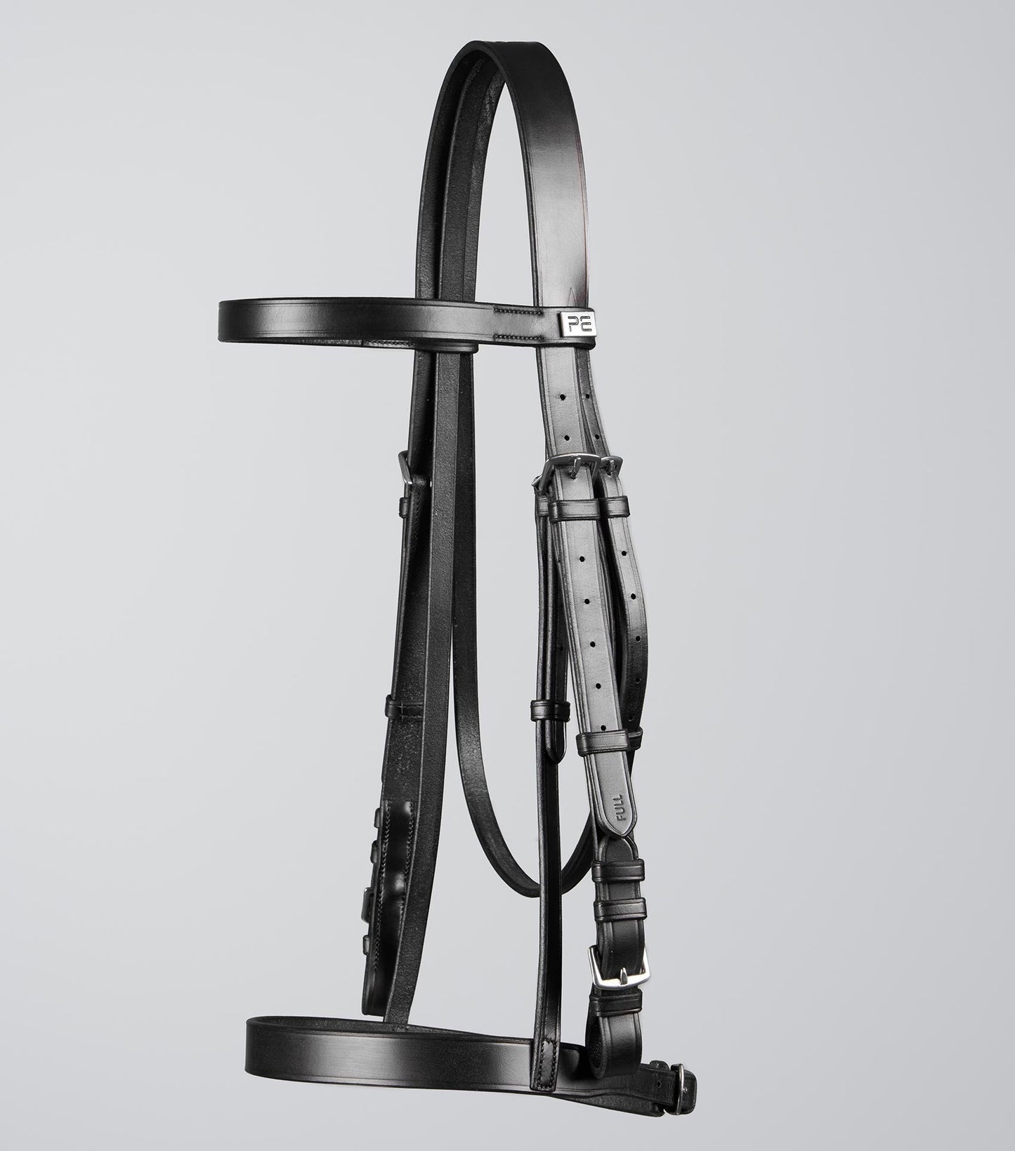 Description:Exercise Racing Bridle with Plain Cavesson Noseband_Colour:Black_Position:6