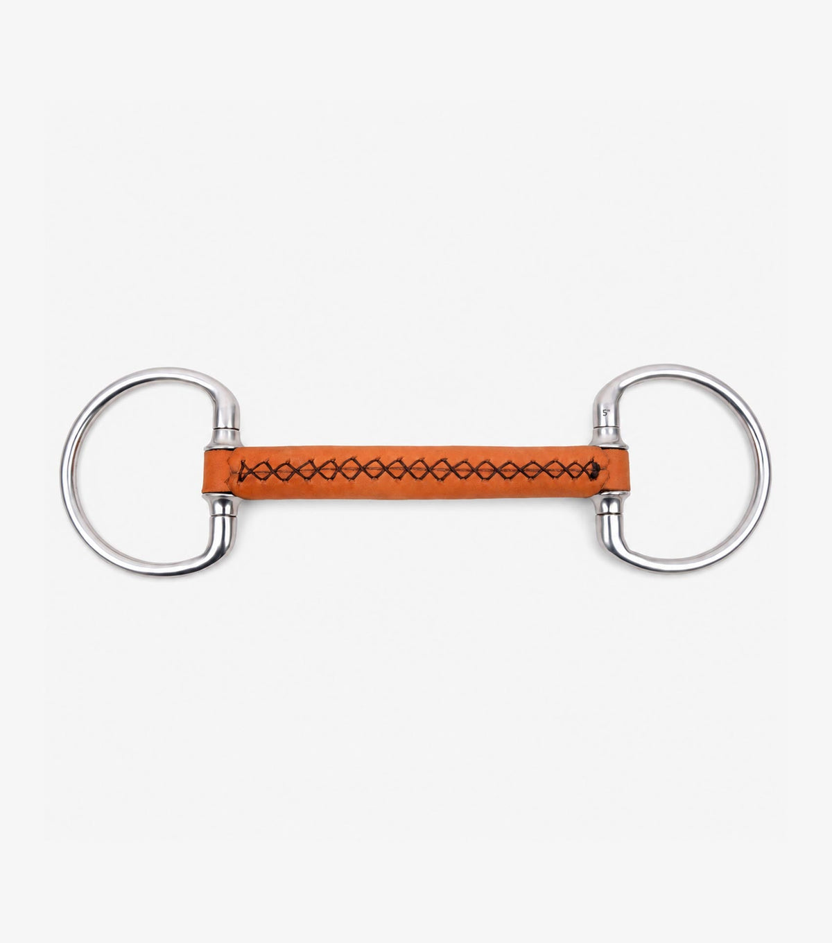 Premier Equine Full Leather Eggbutt Ring with Straight Bar
