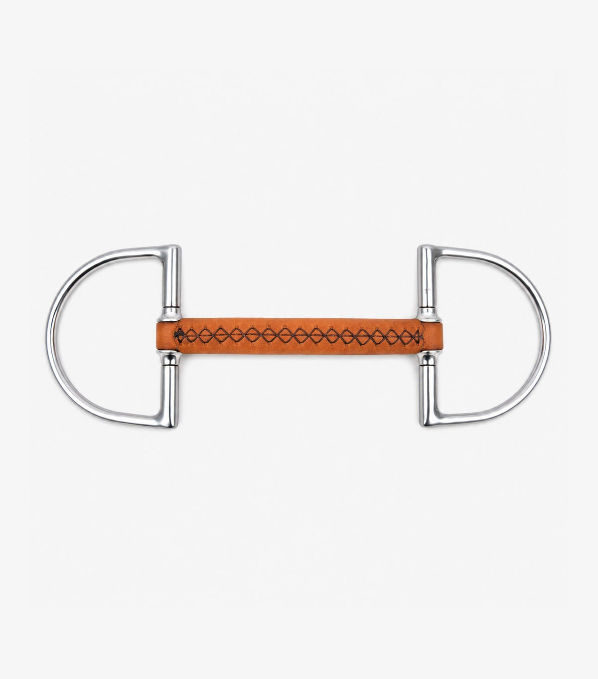 Premier Equine Full Leather Hunter D-Ring with Straight Bar