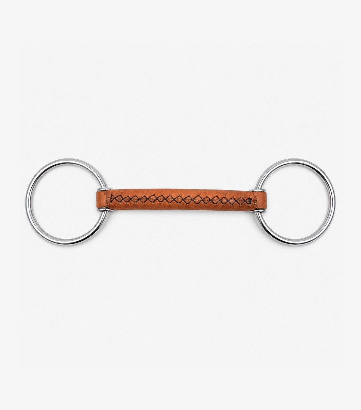 Premier Equine Full Leather Loose Ring with Straight Bar