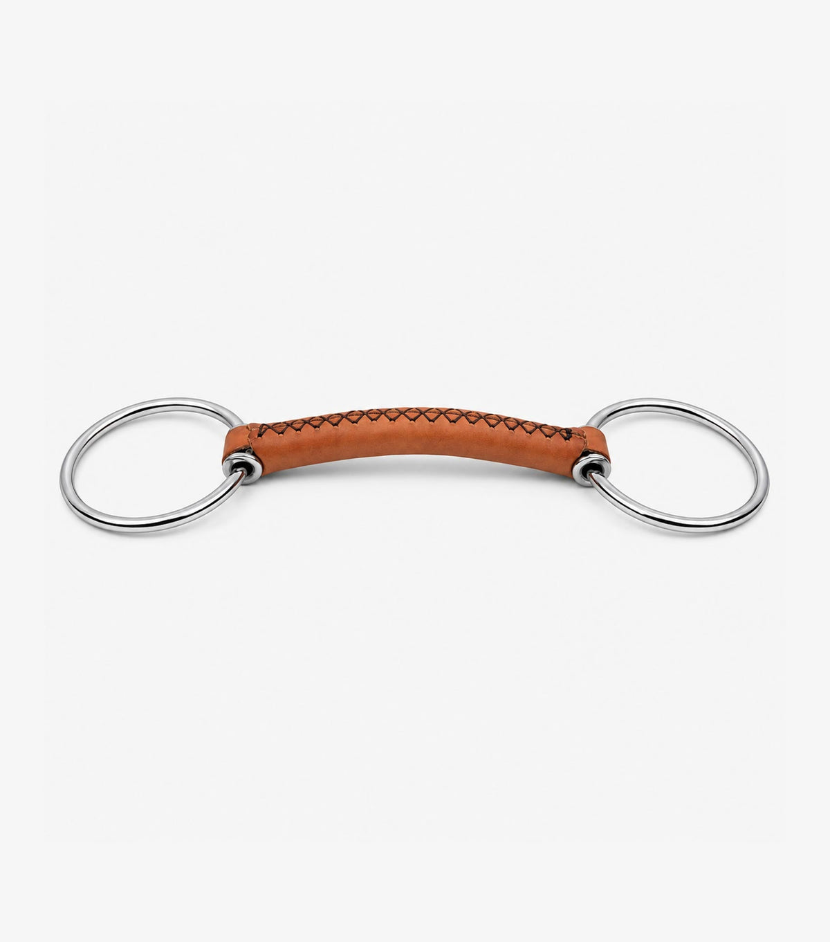 Premier Equine Full Leather Loose Ring with Straight Bar