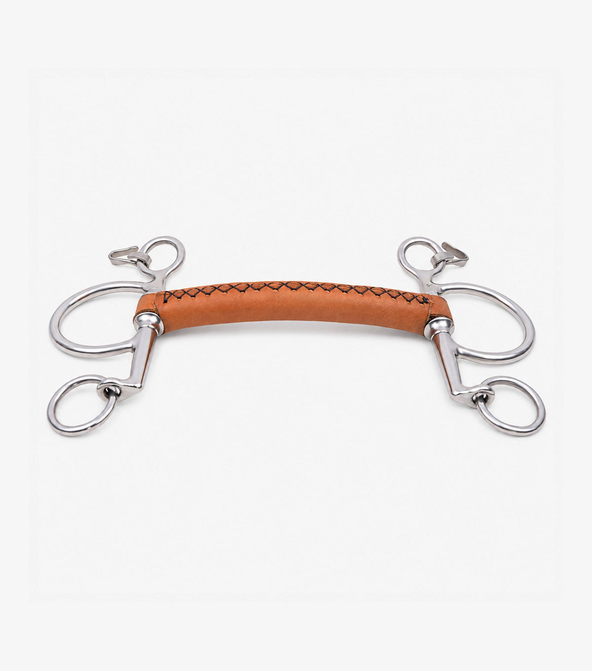 Premier Equine Full Leather Pelham Short Curb with Straight Bar