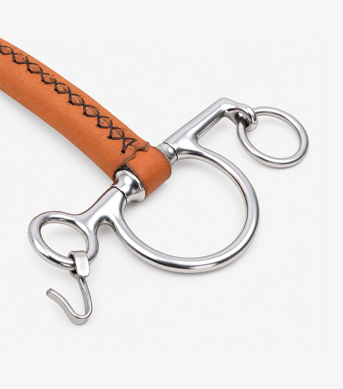 Premier Equine Full Leather Pelham Short Curb with Straight Bar