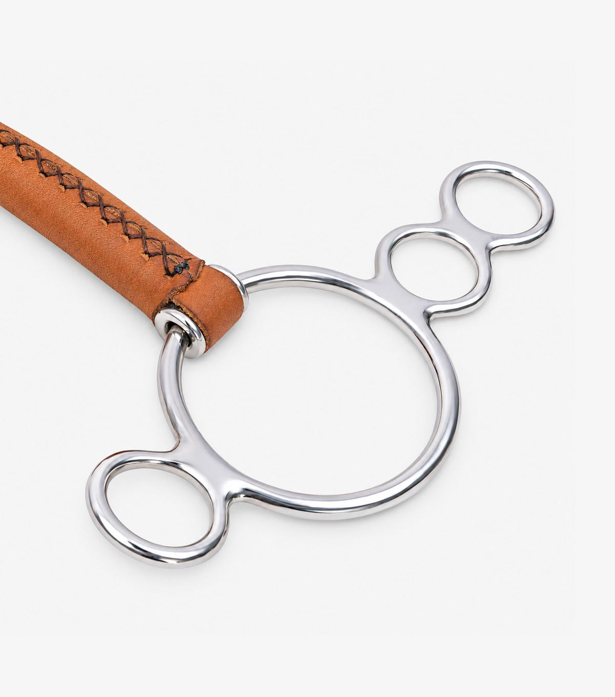 Premier Equine Full Leather Three Ring Elevator with Straight Bar